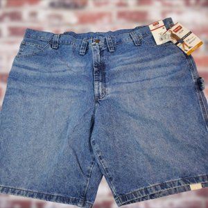 Wrangler Carpenter Denim Jean Shorts 10" Inseam 1064WC6AI Mens 46 in Waist NWT